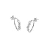 Mimosa White Gold and Diamonds Earrings